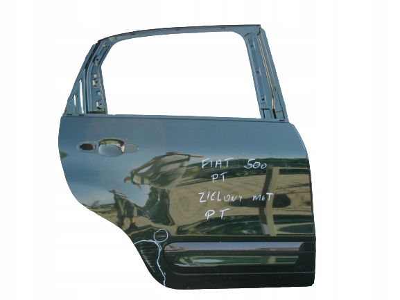 фото №1, Fiat 500l 500 l дверь правый задняя зелёные оригинал