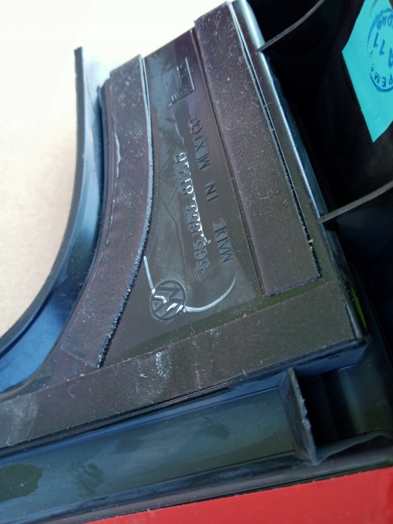 фото №7, Vw new beetle r-line ліва молдинг крила задня