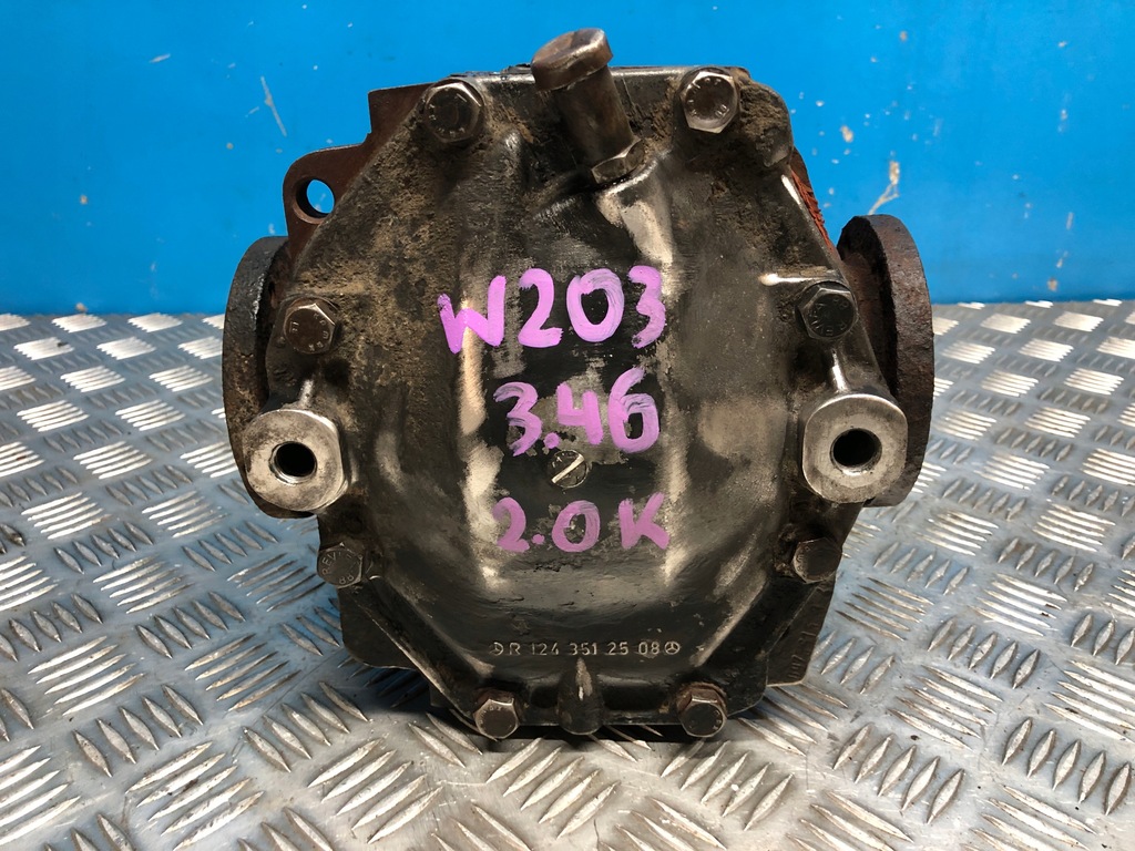 фото №1, Mercedes w203 2,0 компресор m111 міст задня задній диференціал диференціал 3,46