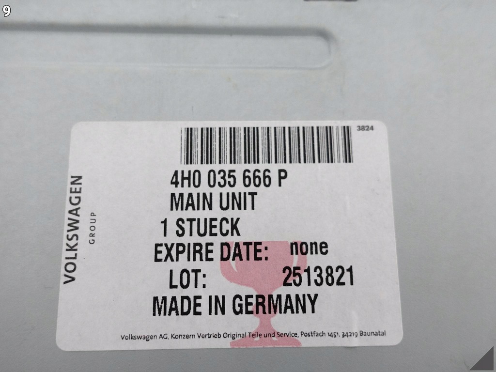 фото №10, Audi a8 s8 4h0 d4 lift 13-17 навигация считыватель sd mmi3g harman 4h0035666p