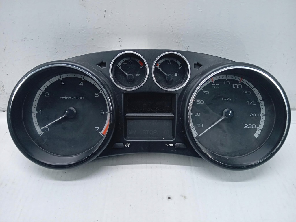 фото №1, Peugeot 308 счетчик приборы 9665107380