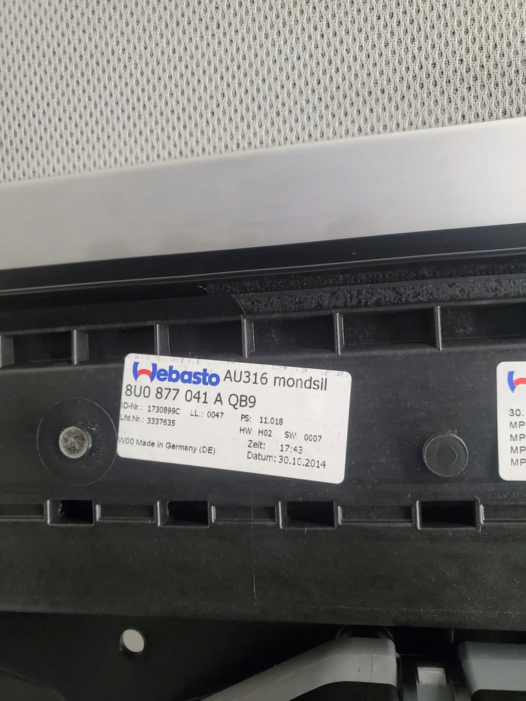 фото №7, Audi q3 8u 8u0959591 люк