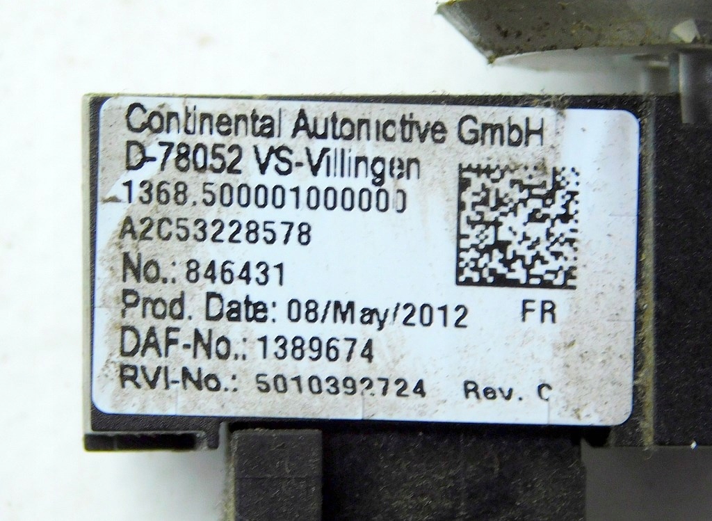 Daf xf 105 460km 2012r переключатель выключатель ручка компьютер 1389674 Недорого