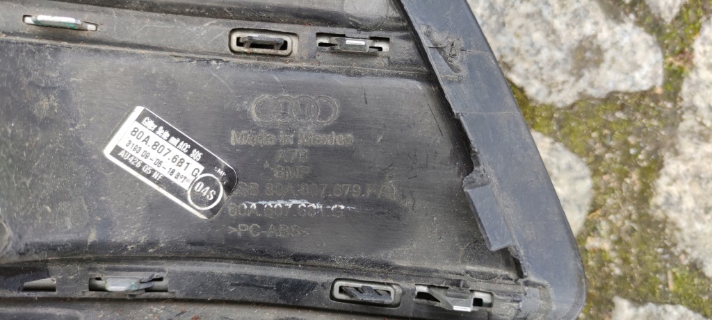 фото №6, Audi q5 sq5 80a s-line ліва решітка бампера лівий перед ew права i black