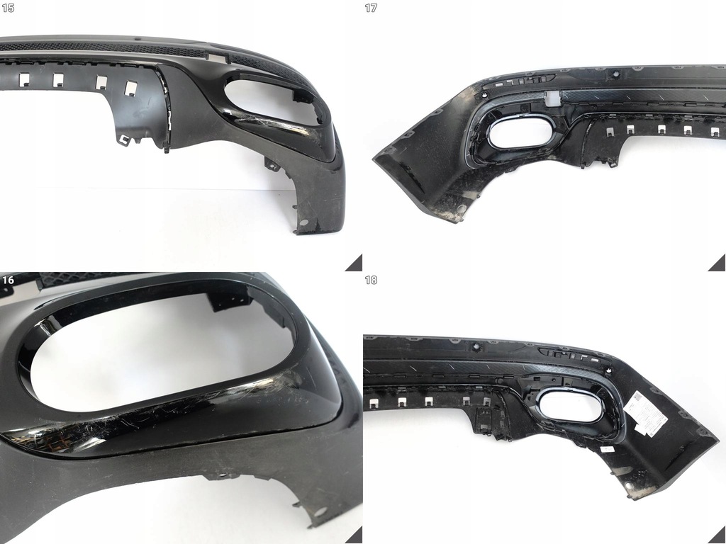 фото №13, Mercedes glb x247 amg 19-25 lift mopf бампер спойлер дифузор задня 4xpdc