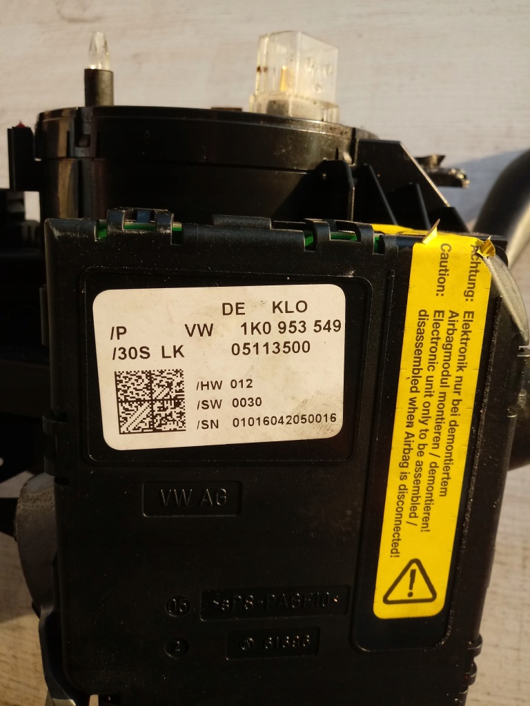 фото №3, Перемикач комбінований стрічка замок запалювання seat altea