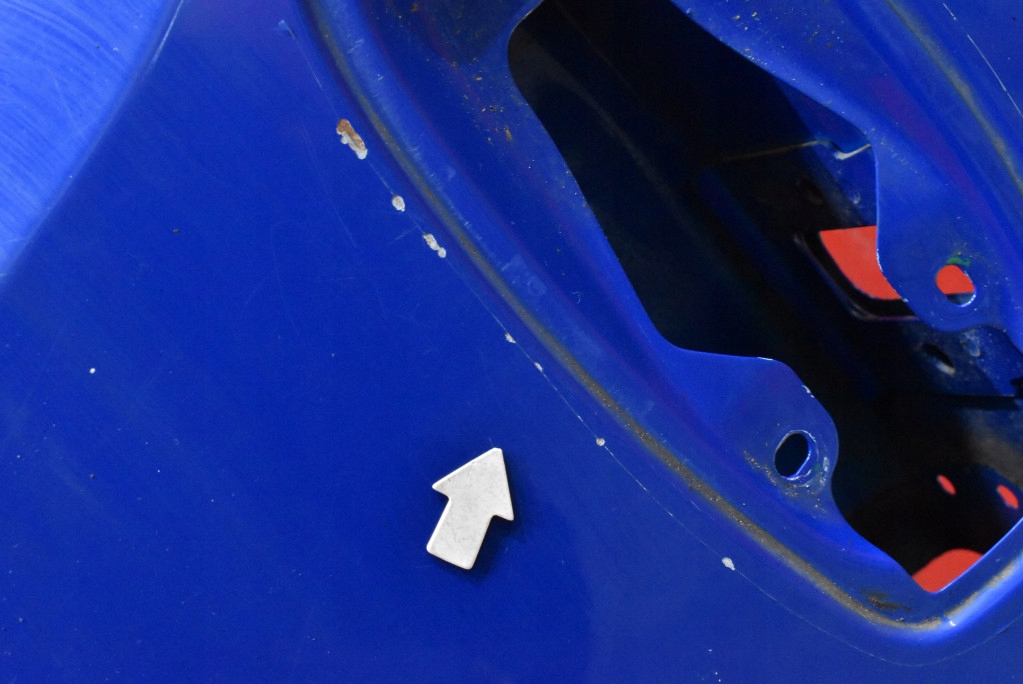 фото №8, Дверь левая перед передние niebieskie peugeot bipper 1 i 08-20