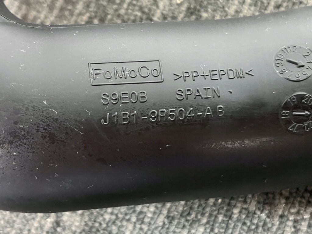 фото №10, Ford transit courier 2021r 1.0 eco шланг труба интеркулер оригинал europ