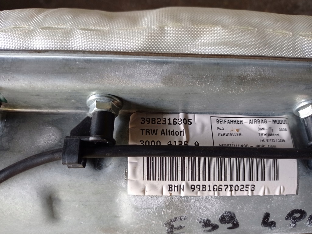 фото №8, Bmw 5 e39 - подушка водій пасажир подушка безпеки