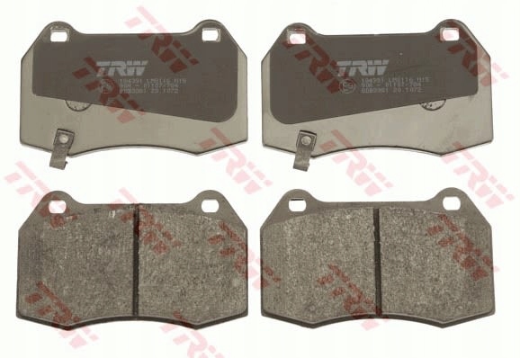 фото №3, Тормозные колодки тормозные trw automotive gdb3381