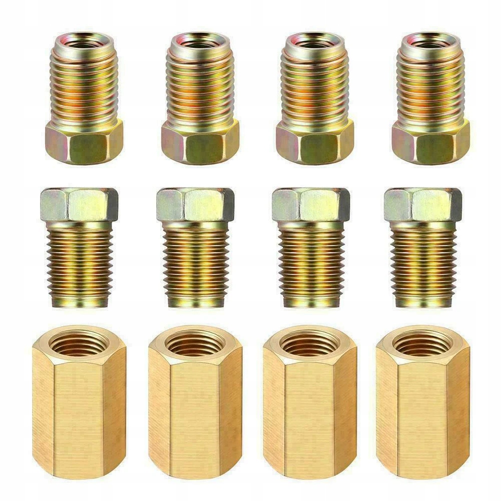 фото №11, 4x mosiężny соединитель трубка тормозной с насадки stalowymi m10x1