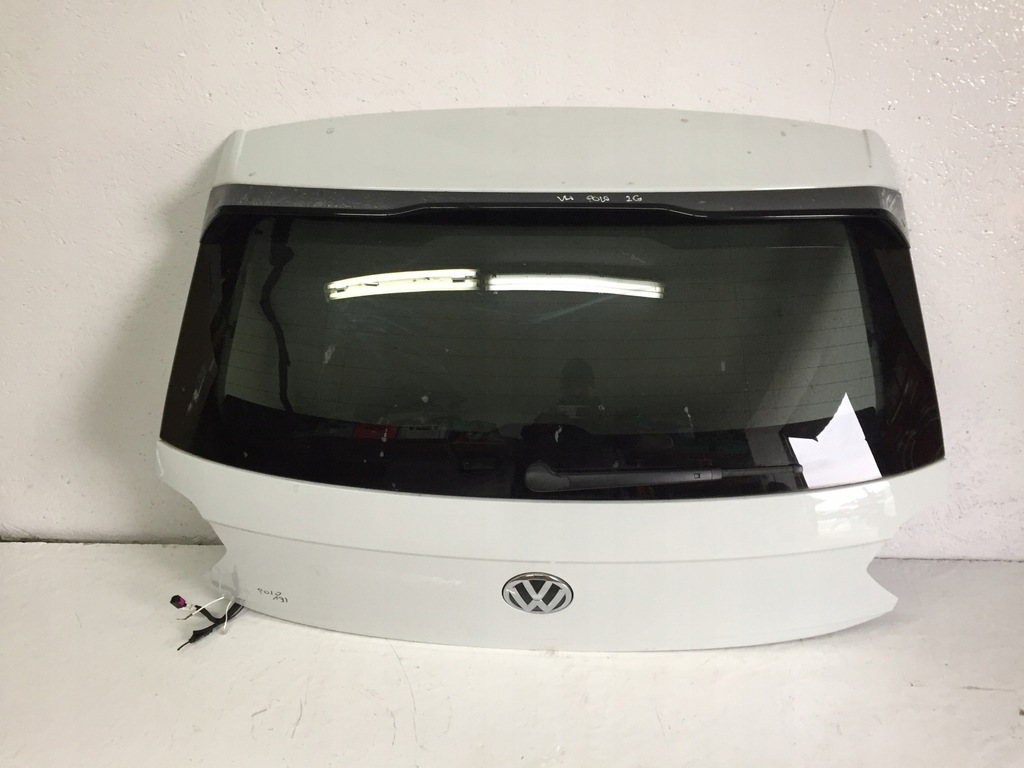 фото №1, Крышка багажника задняя багажника vw polo vi 2g белый
