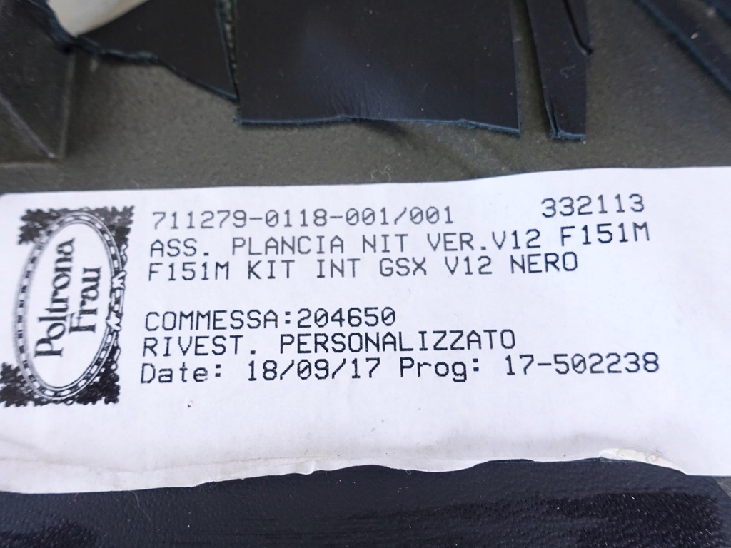 фото №10, Ferrari gt4 lusso консоль панель приладів панель приладів