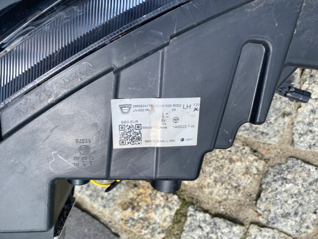 фото №3, Dacia spring лампа led перед ліва 266052417r оригінал