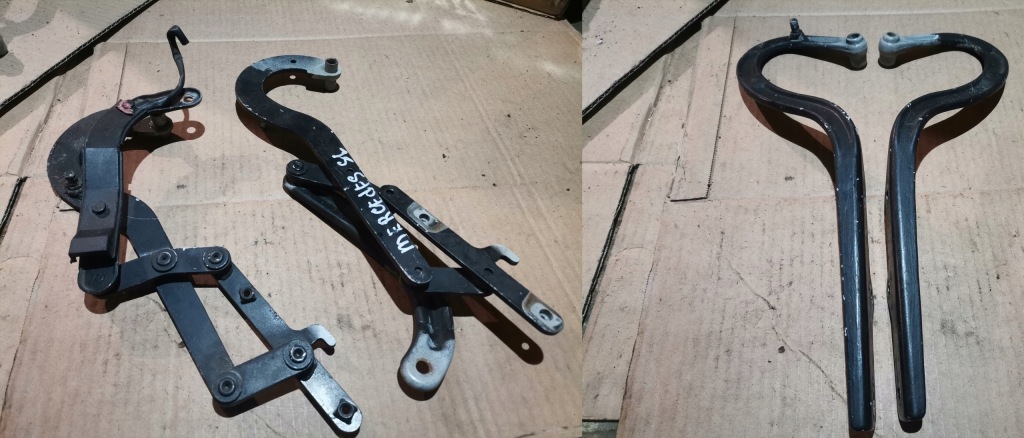 фото №1, Петлі кришки багажника комплект mercedes sl r129