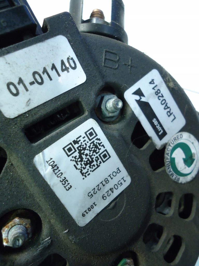 Ford peugeot 2.0hdi rhr генератор 104210-3513 Оригінал