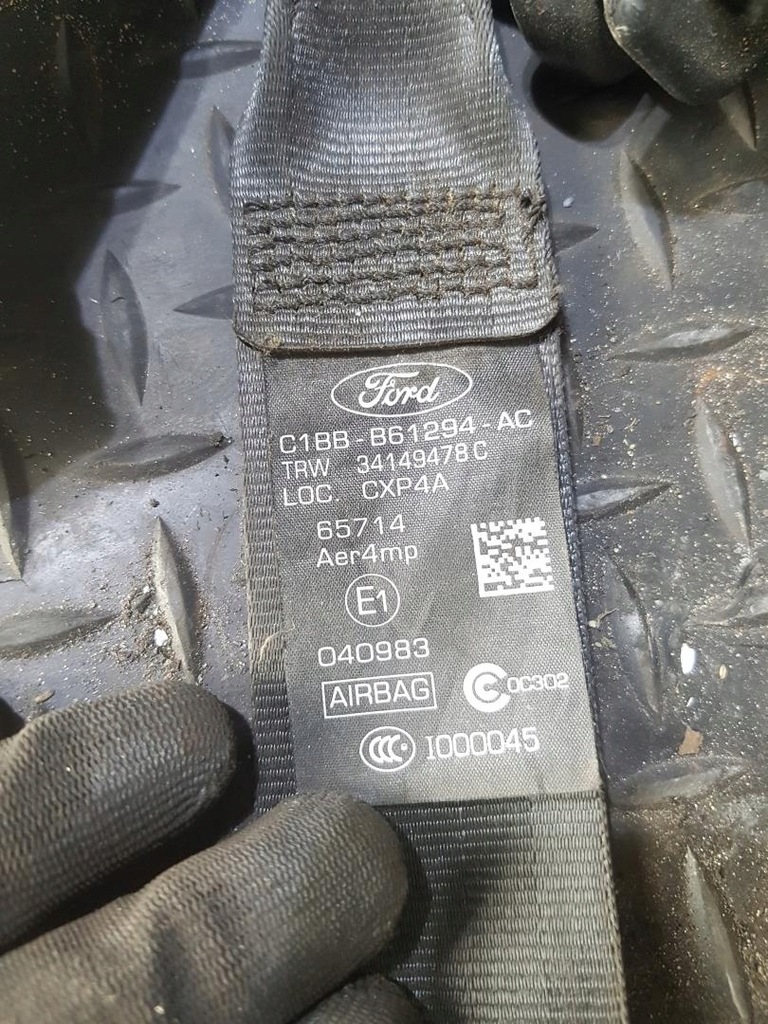 фото №4, Pas безопасности правый перед ford fiesta mk7