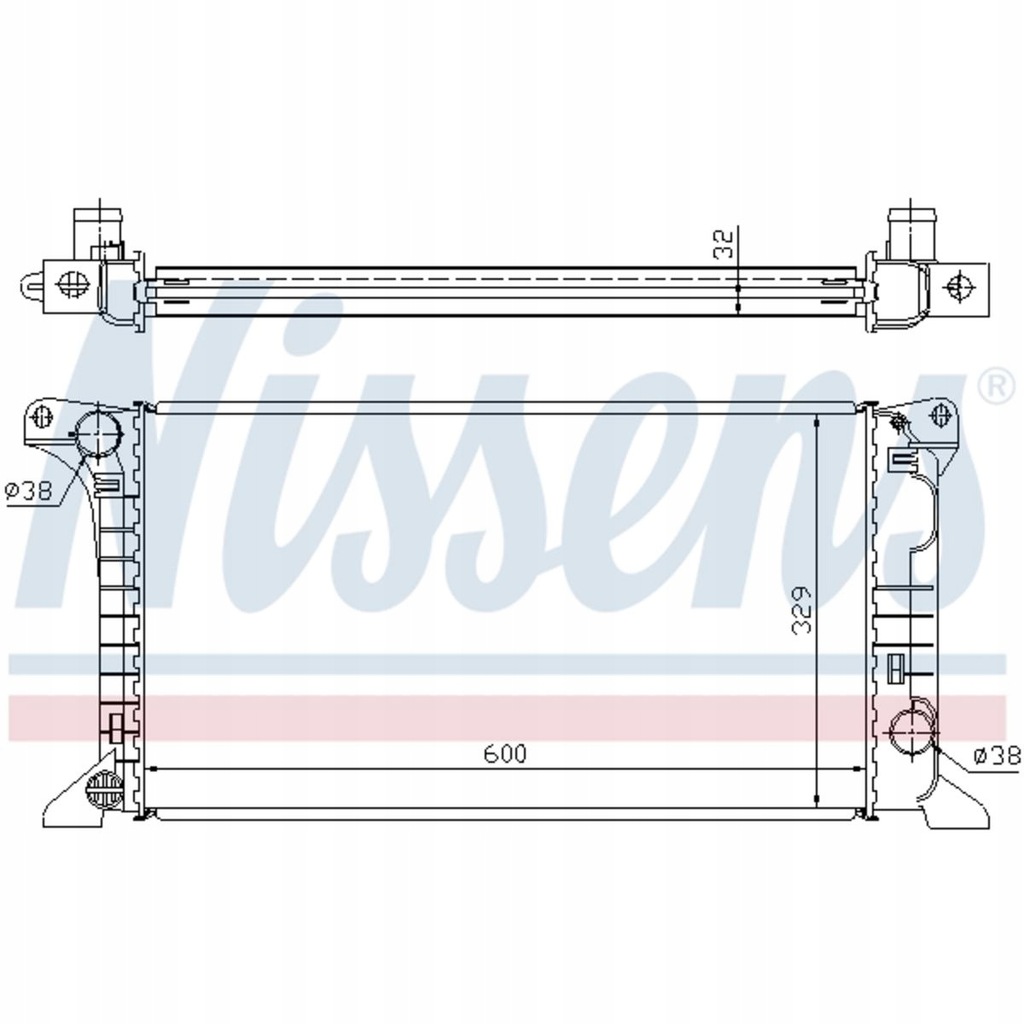 фото №1, Радиатор wody ford transit ford transit 85-92
