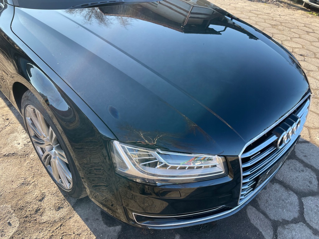 фото №7, Audi a8 d4 lift ly9t kompletny перед бампер лампи капот pas matrix