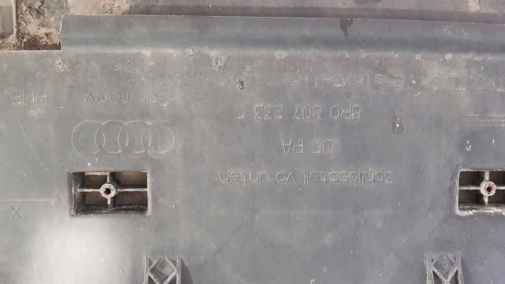 фото №7, Audi q5 8r0 8r0807233a плита захист бампера перед