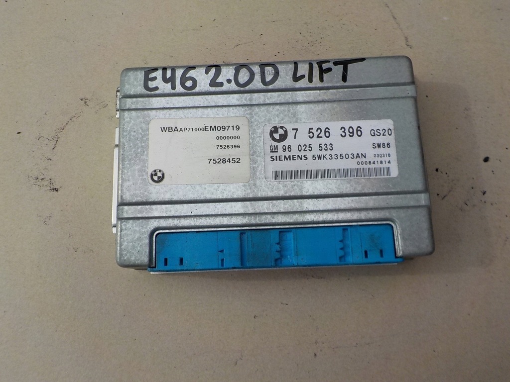 фото №1, Блок керування коробки bmw e46 7526396