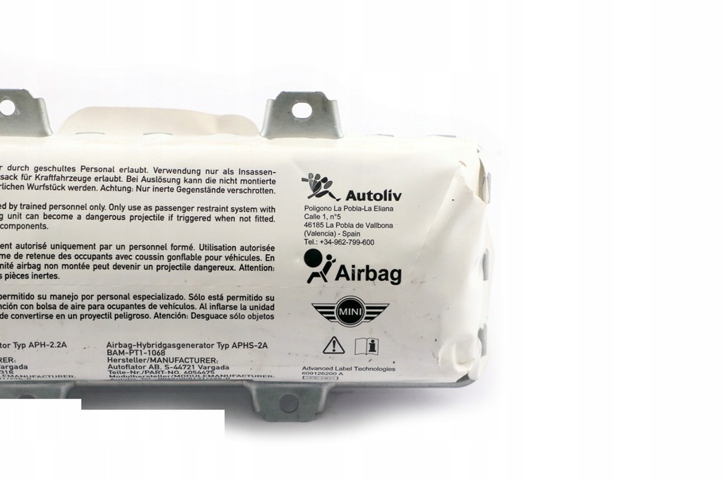 фото №10, Mini r55 r56 r57 подушка воздушная пассажира подушка безопасности 2755735