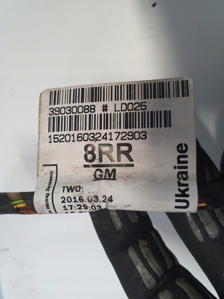 фото №5, Astra k hb джгут електропроводка pdc задня 39030088 8rr