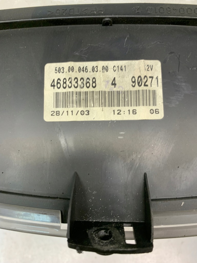 фото №4, Счетчик приборы fiat оригинальный номер 46833368