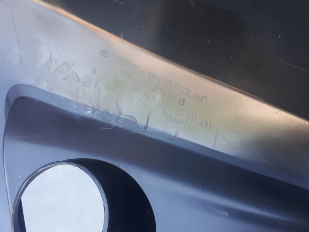 фото №9, Toyota aygo x 2022- 22- бампер dół нижний перед