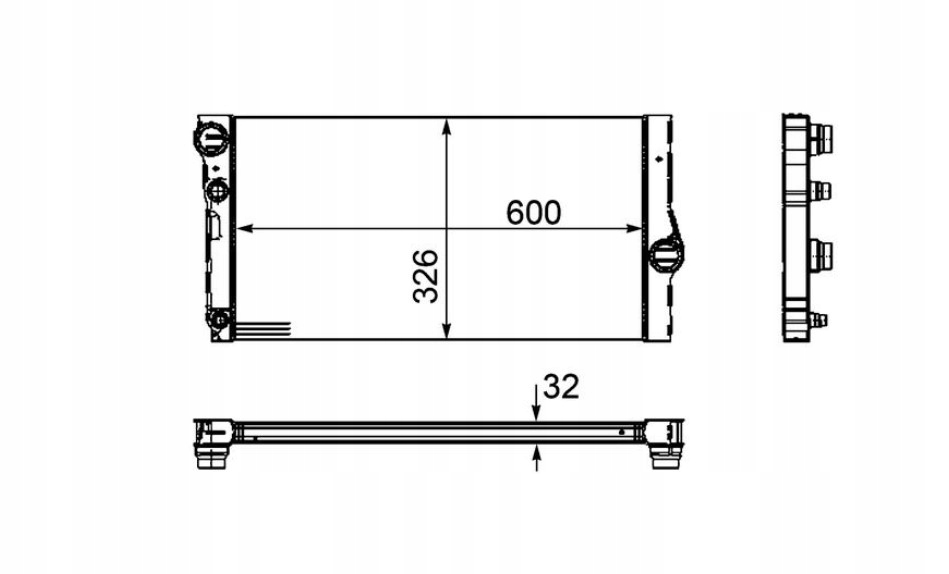фото №1, Behr bmw радіатор води f10 f11