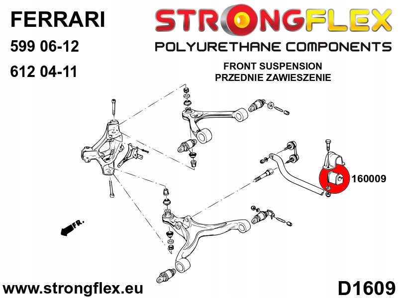 Втулка стабилизатора передний / заднего maserati ferrari 348 89-95 26mm Киев