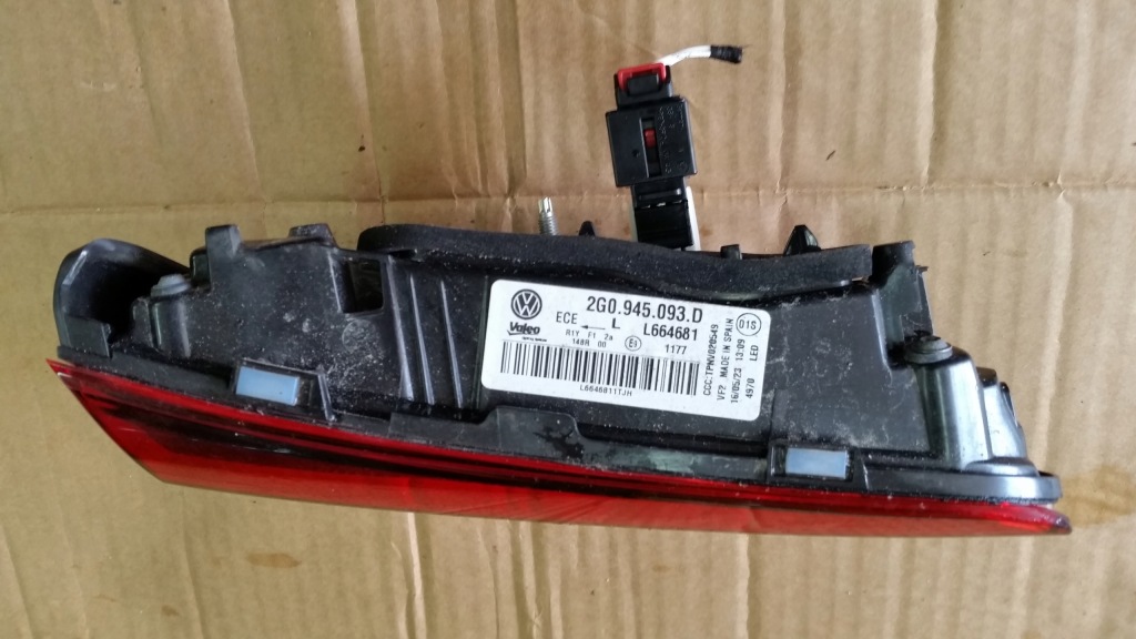 фото №11, Лампа задня l/p vw polo vi 2g lift led 21- 2g0945093d 2g0945094d