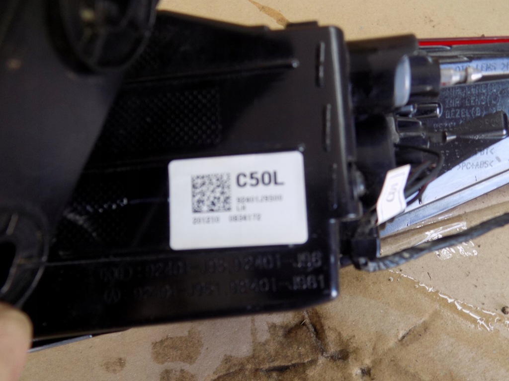 фото №6, Hyundai kona lift лампа лівий задня ліва задня 92401j9500 оригінал europa