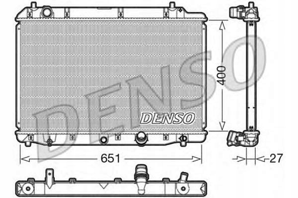 фото №1, Denso радиатор wody honda cr-v ii 2.2 ctdi rd_
