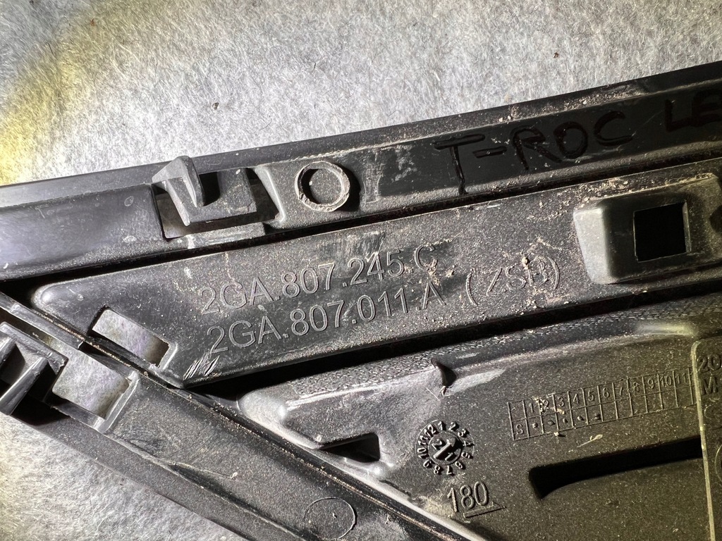 фото №3, Vw t-roc troc левая задняя решётка бампера