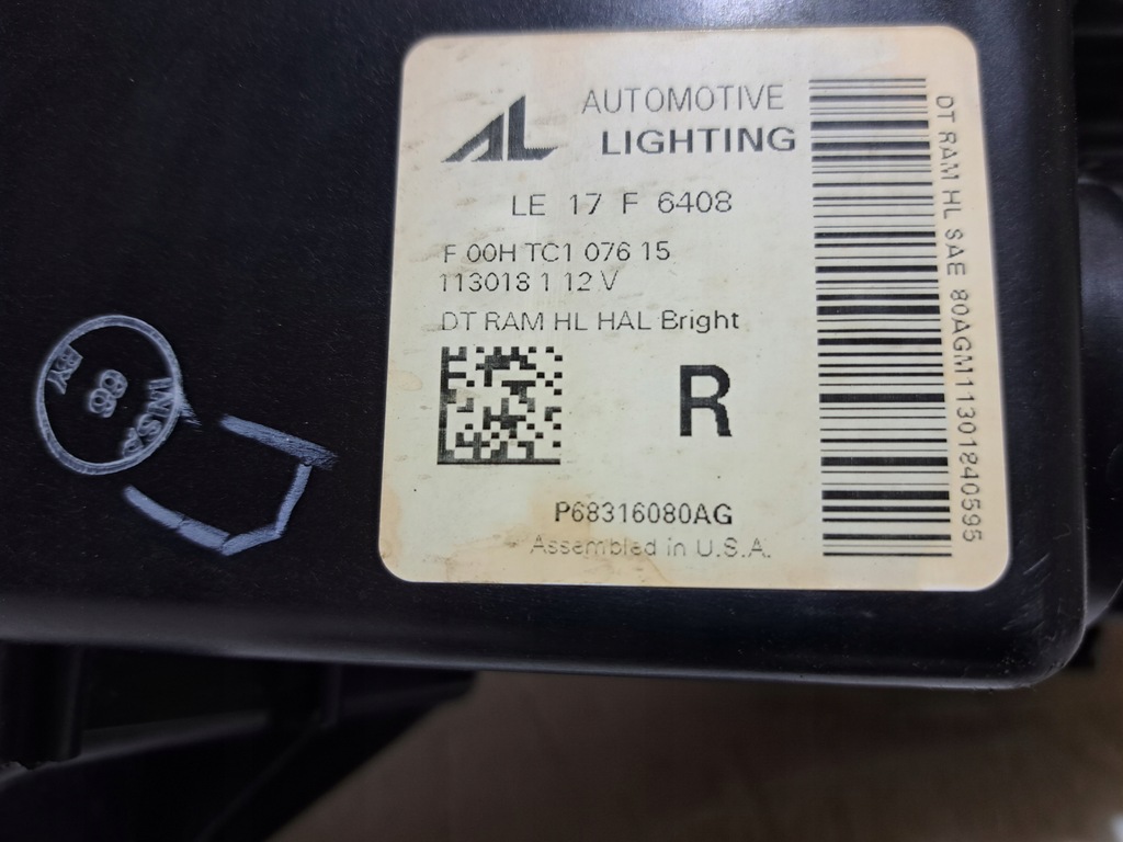 фото №13, Dodge ram 1500 2019-22 фара правый org