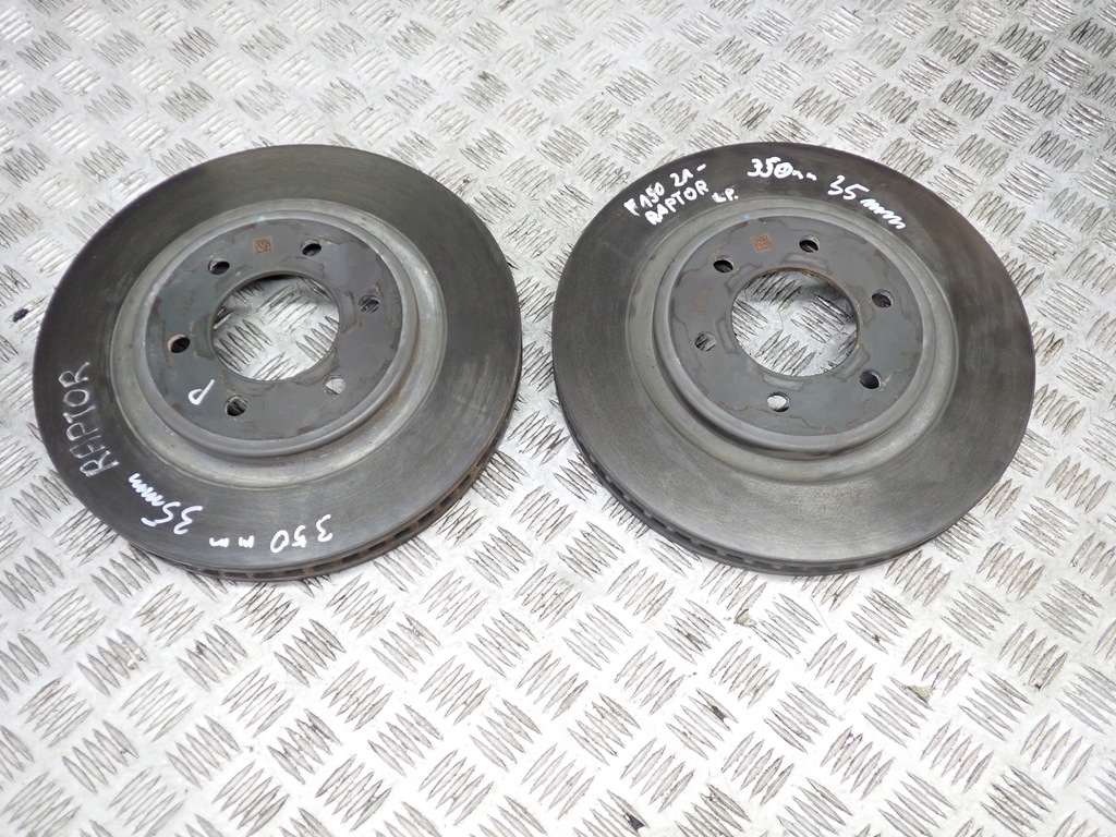 фото №1, Тормозные диски тормозные передние перед пара 350 mm ford f150 3.5 raptor 2024