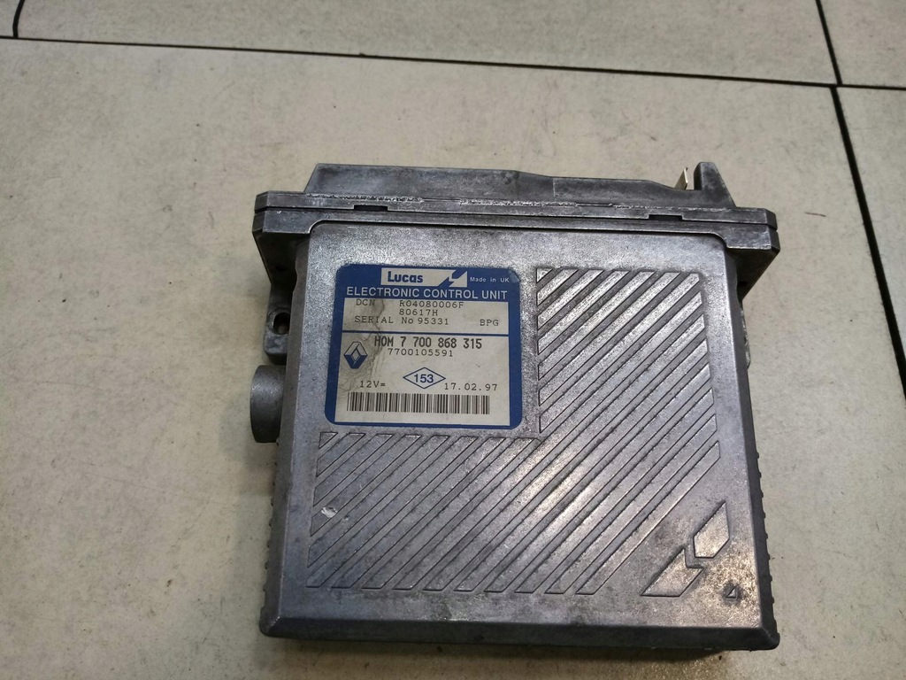 фото №1, Блок управления двигателя renault scenic i 1.9