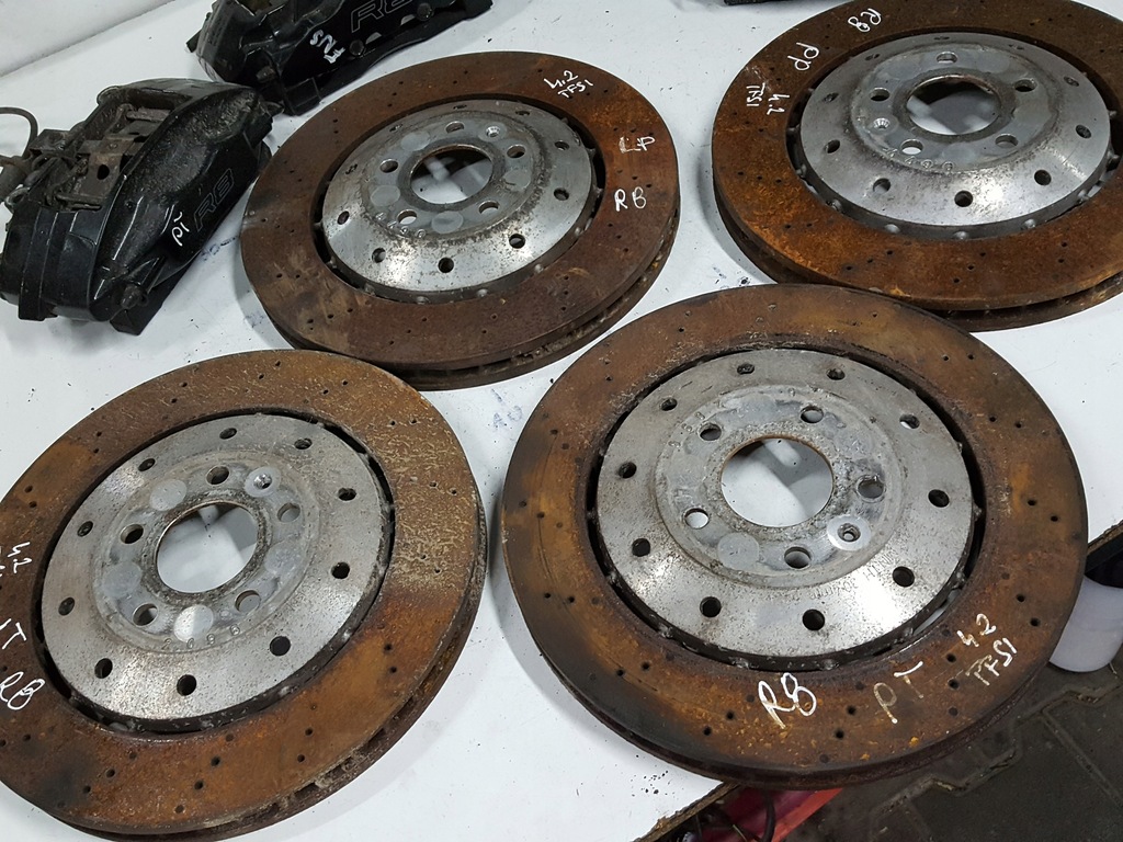 фото №5, Audi r8 420 06r- тормоза тормозные диски суппорты