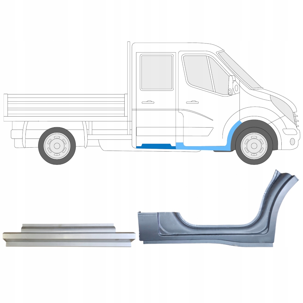 фото №1, Набор ремкомплект do opel movano 2010-2021 / правая