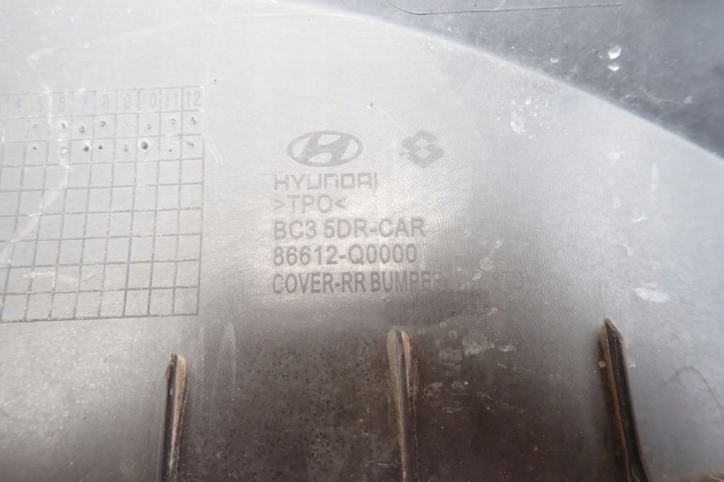 фото №11, Hyundai i20 3 спойлер диффузор бампера 86612-q0000