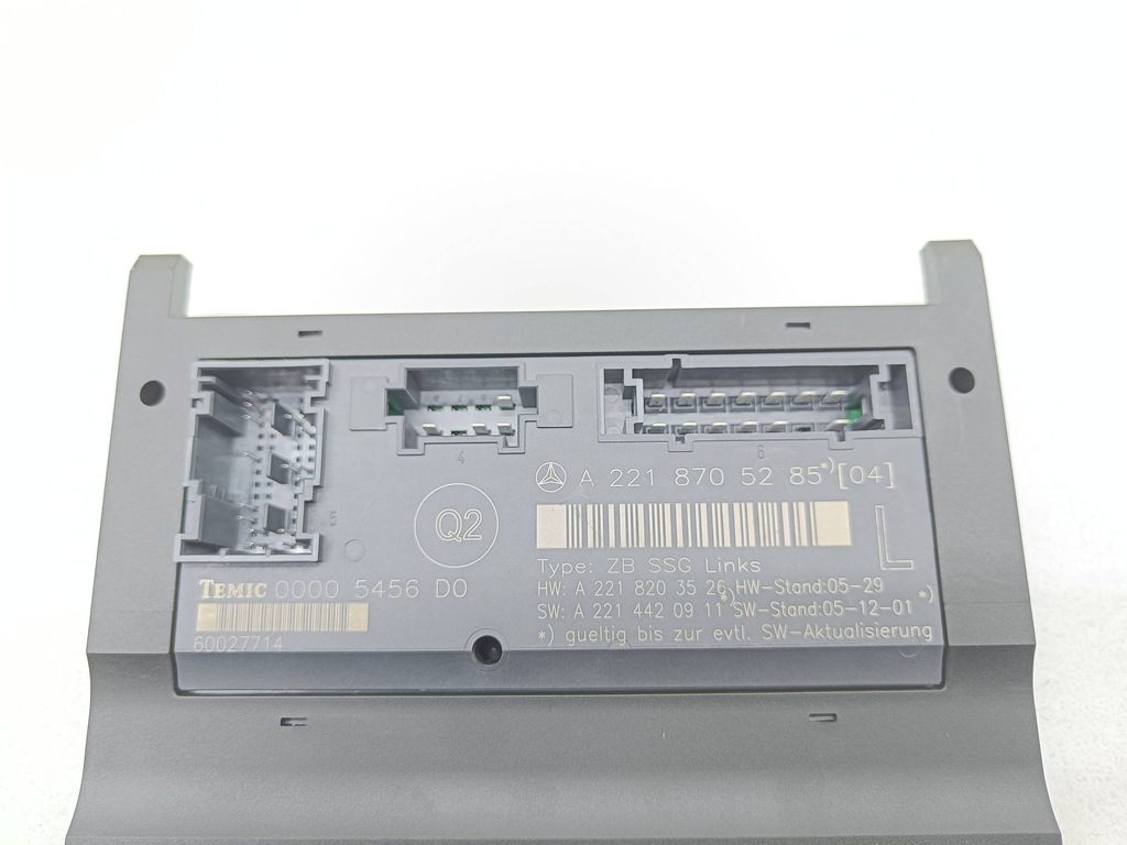 фото №8, Mercedes-benz s w221 2007 модуль / блок управления сиденье