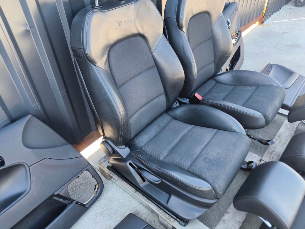 фото №5, Сидіння сидіння audi a3 8p шкіра ковші sportback 5-двері s line pół шкіра