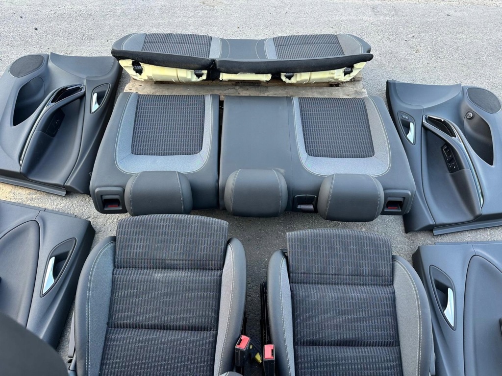 фото №10, Opel astra k v lift kombi сиденья заднее сиденье обивка полукожа europa idealne