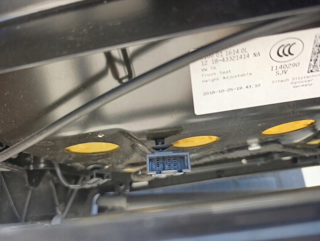 фото №13, Vw t6.1 комплект сидінь передніх сидіння пасажир водія сидіння перед