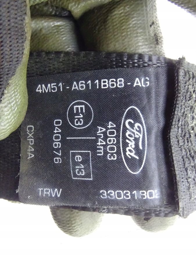 Ford focus mk2 04-11 ремінь безпеки ліве задні 3d hb Доставка