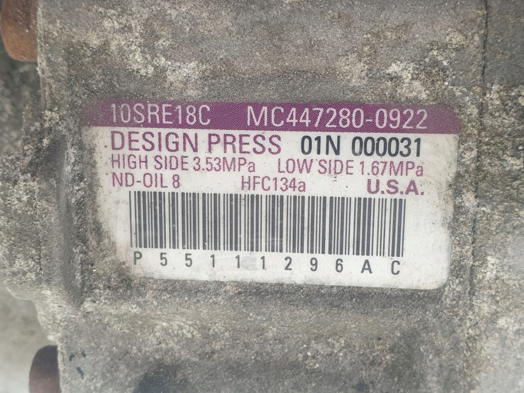 фото №7, Jeep compass i lift 2.2 crd компрессор кондиционера компрессор oryg