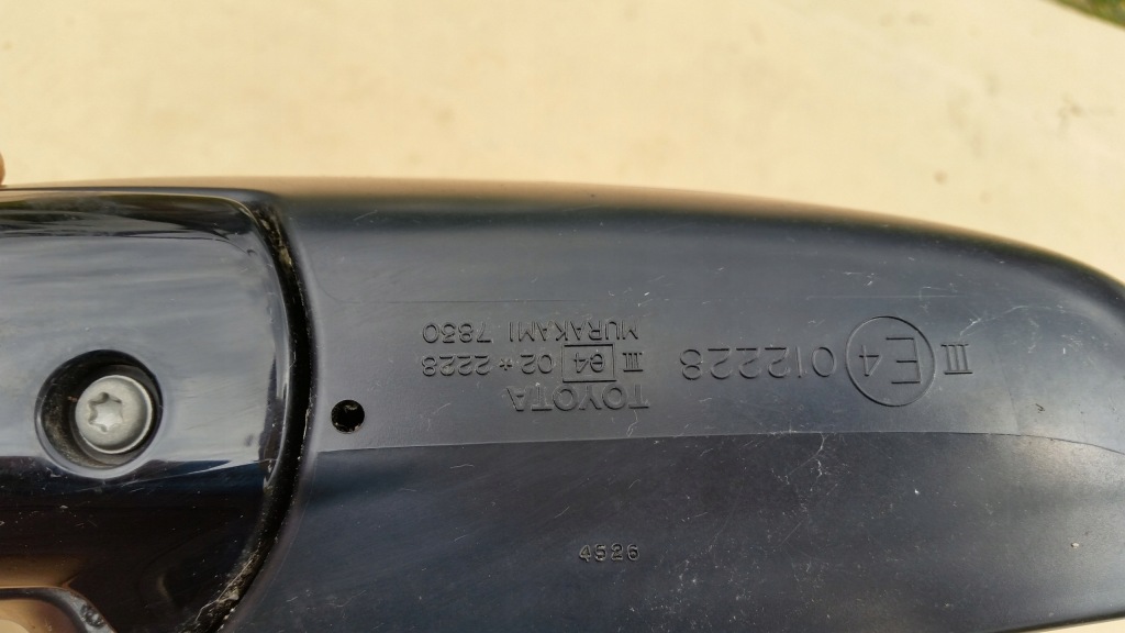 фото №5, Toyota avensis verso зеркало левая 7 pin eu