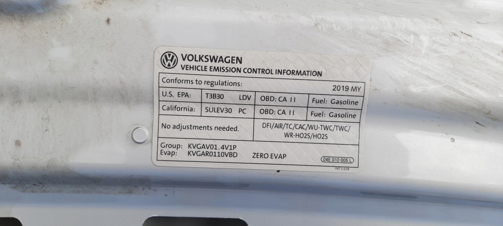 фото №4, Капот крышка двигателя vw jetta 2018-