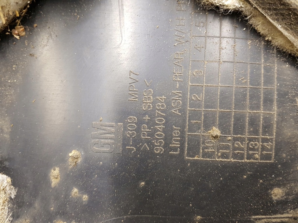 фото №3, Подкрылок задняя задние правое chevrolet orlando